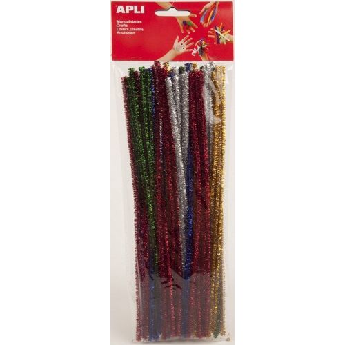 Apli Crea Apli Chenilledraad Glitter 300x5mm 50st