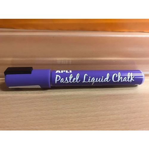 Apli Crea Liquid Kalk -  Marker Pastel Paars 5,5mm