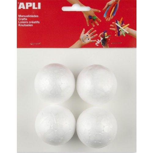 Apli Crea Piepschuim Bollen - dia. 50mm - 4 stuks