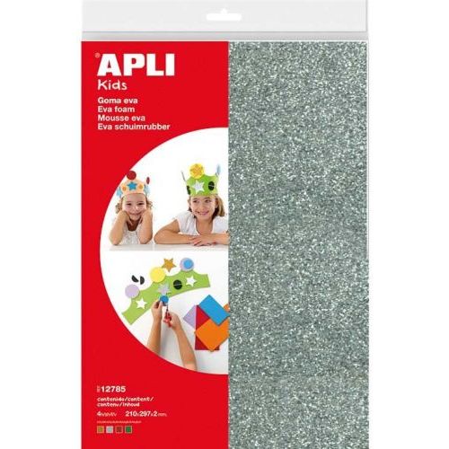 Apli Crea Apli Schuimrubber A4 (4 vellen) ass.