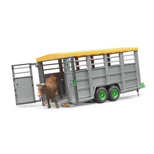 Bruder Bruder livestock trailer met 1 koe (BR 02227) - B-Toys Keerbergen