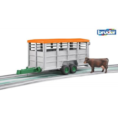 Bruder Bruder livestock trailer met 1 koe (BR 02227) - B-Toys Keerbergen