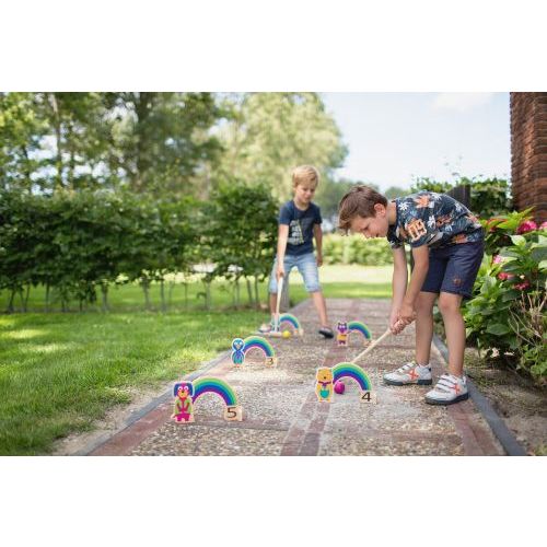 BS Toys BS Regenboog Croquet (BSGA383) - B-Toys Keerbergen