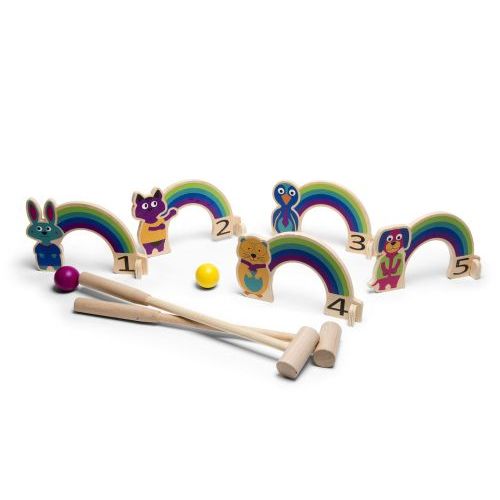 BS Toys BS Regenboog Croquet (BSGA383) - B-Toys Keerbergen