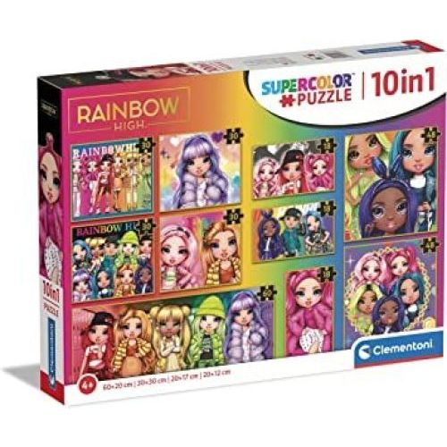 Rainbow High Puzzel 10 in 1 Rainbow High