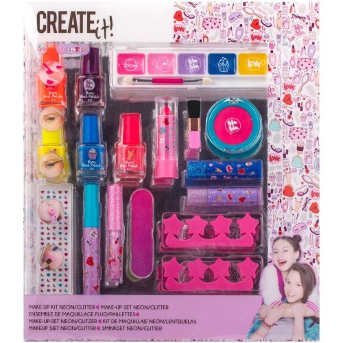 Create It! Create it! Beauty Make-Up Set Neon/Glitt (03084511) - B-Toys Keerbergen