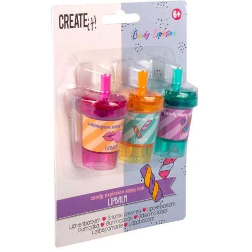 Create It! Create it! Candy Lipbalm 3 stuks (03084805) - B-Toys Keerbergen