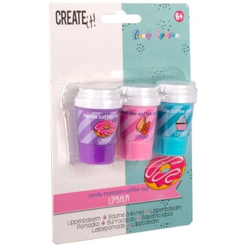 Create It! Create it! Candy Lipbalm 3 stuks (03084805) - B-Toys Keerbergen