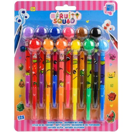 Fruity Squad Fruitsquad Pom Pom Gelpennen met Geur