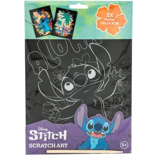 Stitch Stitch Scratch Art 2 Stuks (03023346) - B-Toys Keerbergen