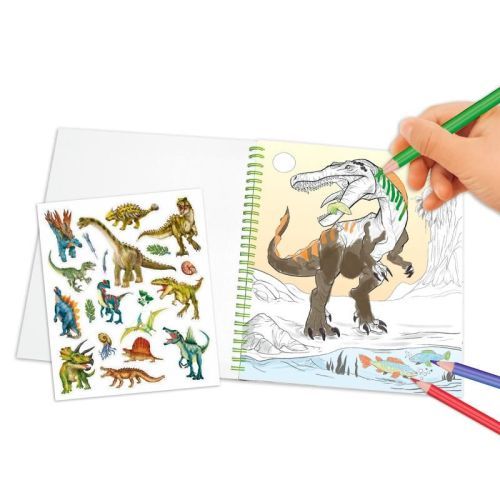 Depesche Dino World Kleurboek Met Pailletten (12757) - B-Toys Keerbergen