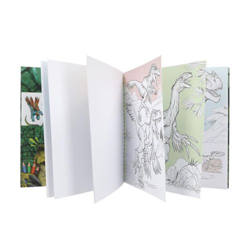 Depesche Dino World Kleurboek Met Pailletten (12757) - B-Toys Keerbergen