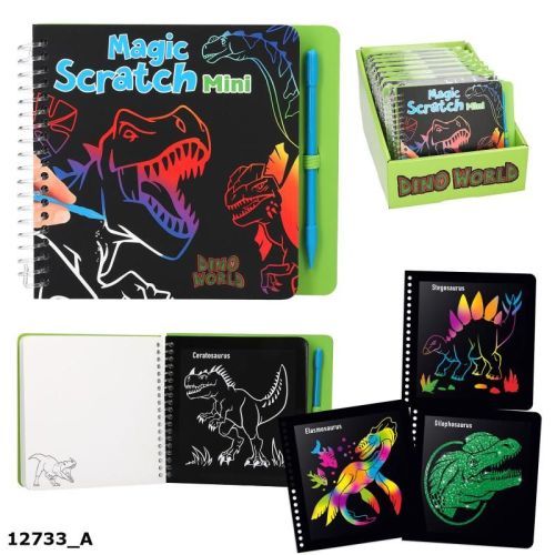 Depesche Dino World Mini Magic Scratch Boek