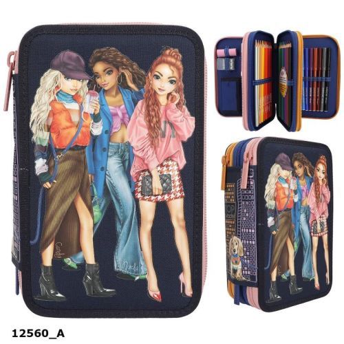 Depesche Topmodel 3-Vaks Etui City Girls