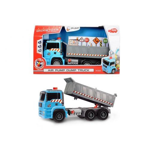Dickie Toys Air Pump Dump Truck Blauw (203805001) - B-Toys Keerbergen