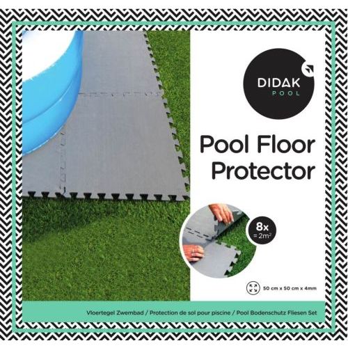 Didak Didak Vloertegel 50x50x0,4cm D.Grijs 8st
