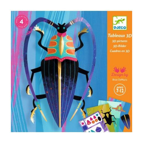Djeco 3D Afbeeldingen Paper Bugs