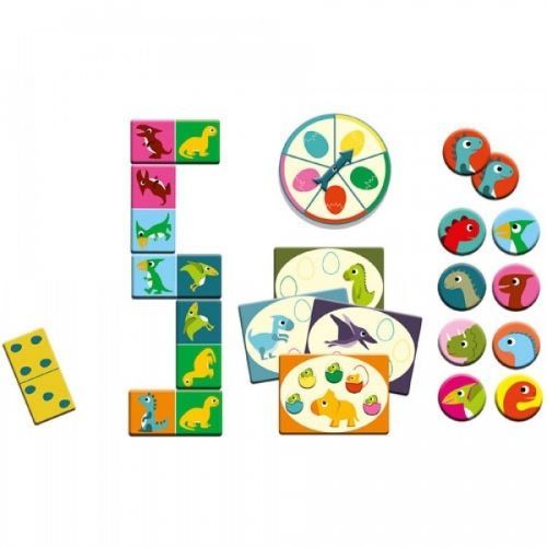 Djeco Bingo-Memo-Domino Dinosaurus (DJ08132) - B-Toys Keerbergen