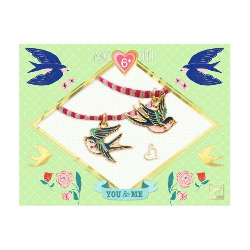 Djeco Duo Jewels - Koordjes Vogels
