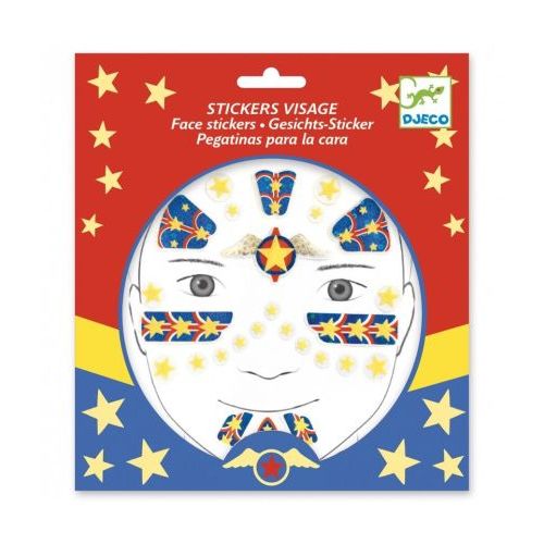 Djeco Gezichtsstickers - Super Hero