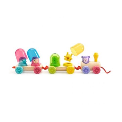 Djeco Houten Regenboog Trektrein 