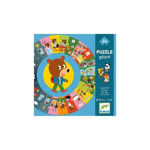 Djeco Puzzel de dag 24st
