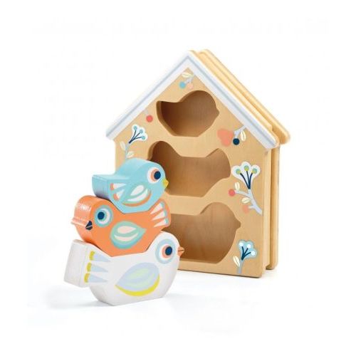 Djeco Vormenhuisje Babybirdy