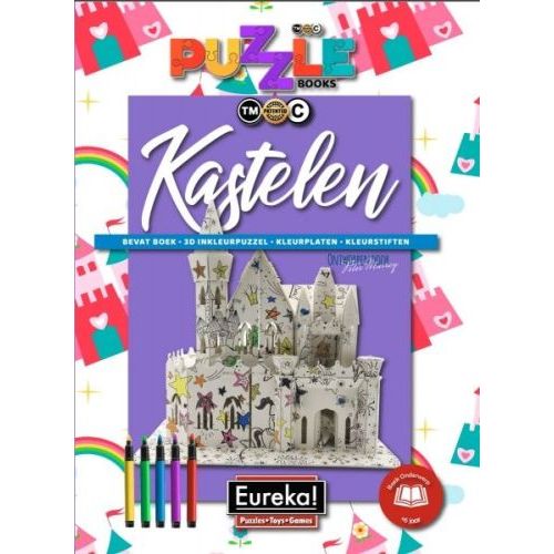 Eureka Eureka Puzzelboek Kastelen (NL)