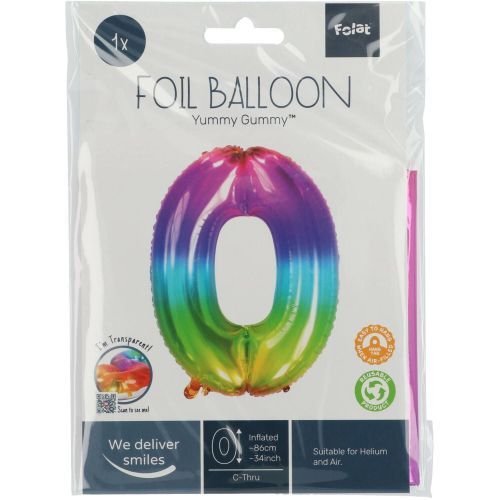 Folat Folie Cijfer Ballon 