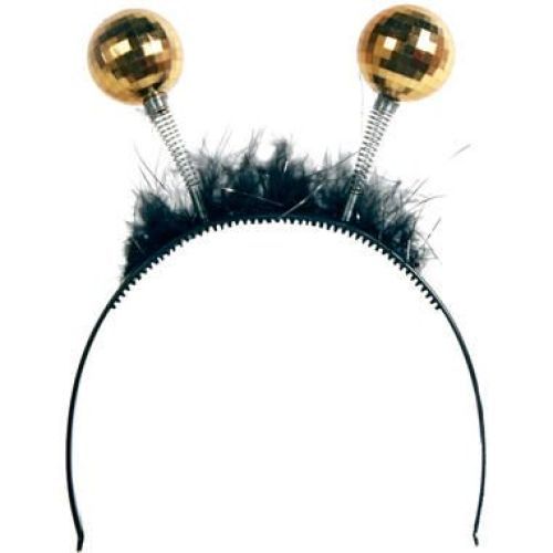 Folat Tiara Zwart Met Disobal Goud
