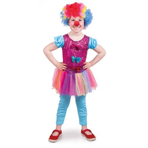 Folat Verkleedjurk Clownspakje M