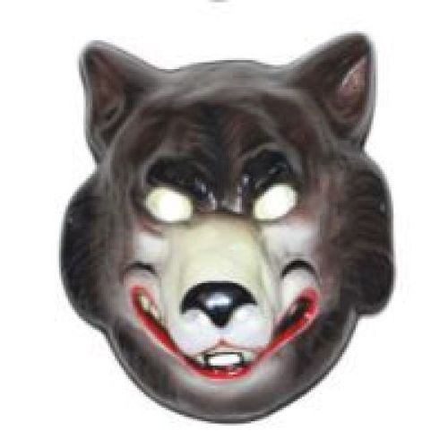 Funny Fashion Dieren Masker Wolf
