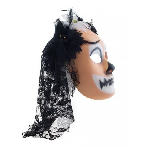 Funny Fashion Masker 24cm met Bloemen en Sluier  (94181) - B-Toys Keerbergen