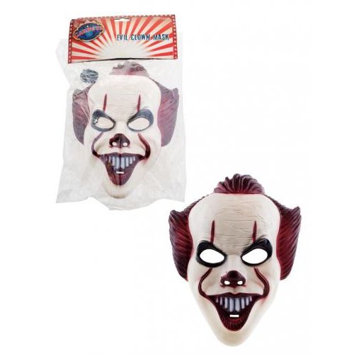 Funny Fashion Masker Scary Clown Rood Wit (94179) - B-Toys Keerbergen