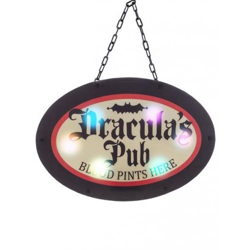 Funny Fashion Uithangbord Dracula's Pub Met Licht