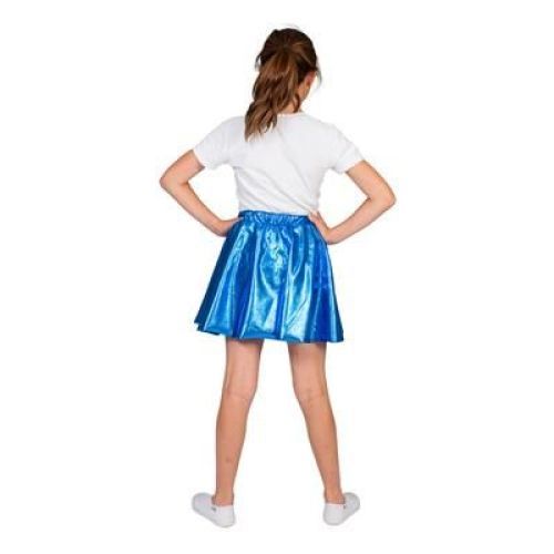 Funny Fashion Verkleedpak Discorok Folie Blauw (408600) - B-Toys Keerbergen