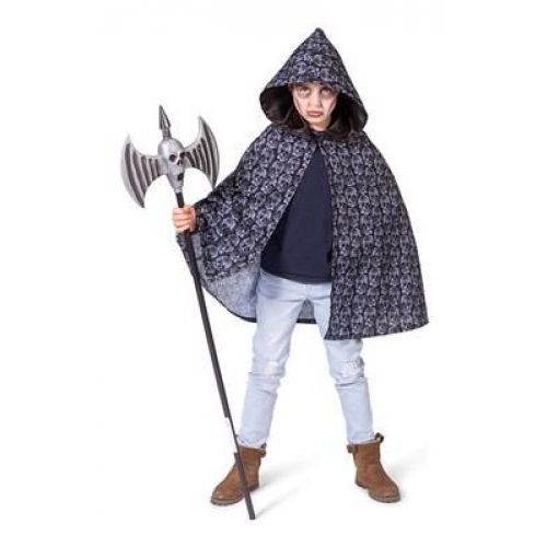 Funny Fashion Verkleedpak Schedel Cape One Size (404308) - B-Toys Keerbergen