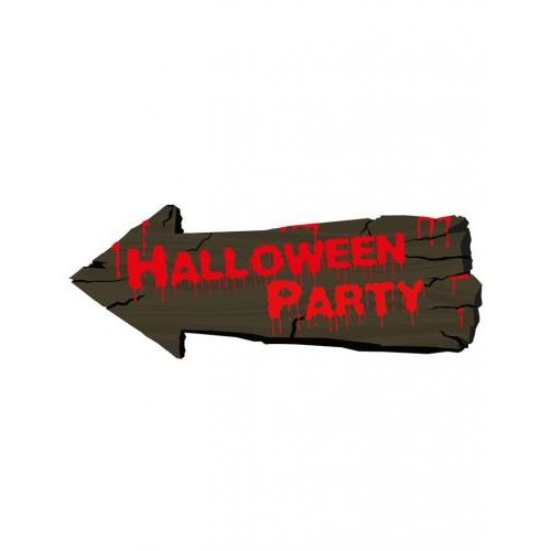Funny Fashion Wanddecoratie 'Halloween' Party 50cm