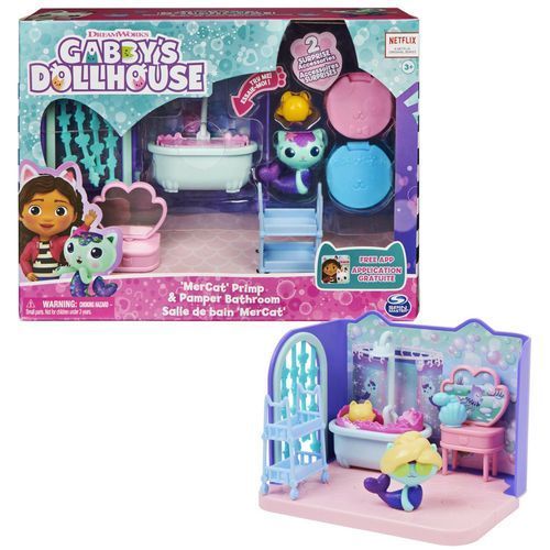Gabby's Dollhouse Gabby's Dollhouse - Mercat Primp & Pamper Bathroom