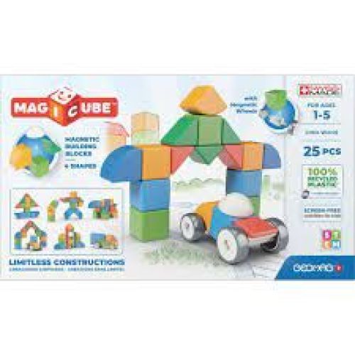 Geomag Geomag Magicube 3 Shapes Recycled Animal (GM201) - B-Toys Keerbergen