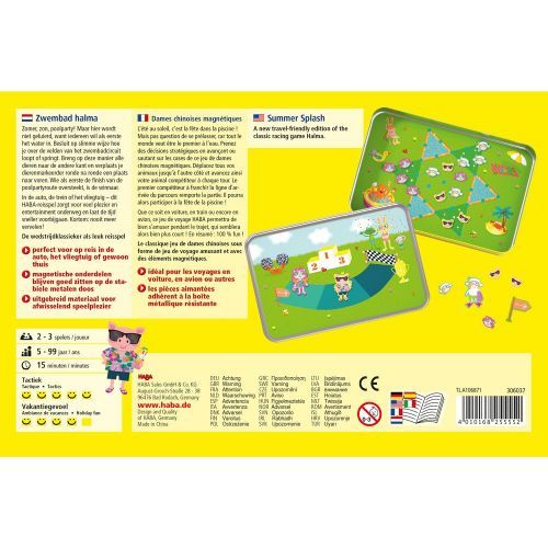 Haba Spel - Zwembad Halma (306037) - B-Toys Keerbergen