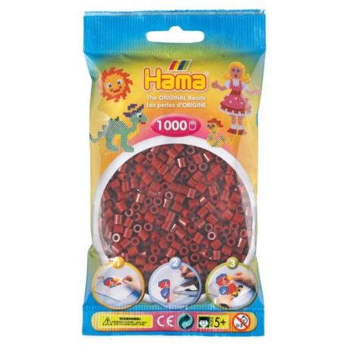 Hama Bordeaux-Rode Parels In Zakje 1000st