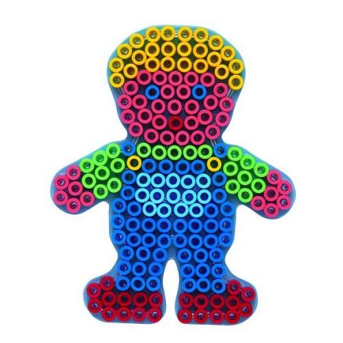 Hama Hama Maxi Beads Basisplaat Jongen (6306378208) - B-Toys Keerbergen