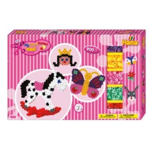 Hama Hama Maxi Beads Giftbox Roze 900st