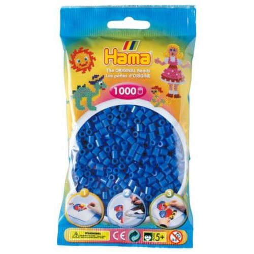 Hama Licht Blauwe Parels In Zakje 1000st