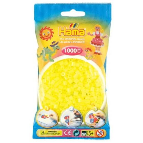 Hama Neon Gele Parels In Zakje 1000st
