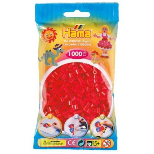 Hama Rode Parels In Zakje 1000st