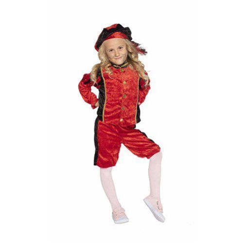 Haza Pietenpak Velours Rood/Zwart