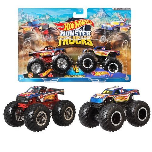 Hot Wheels Hot Wheels Monster Trucks 2-pack 1:64 as (FYJ64) - B-Toys Keerbergen