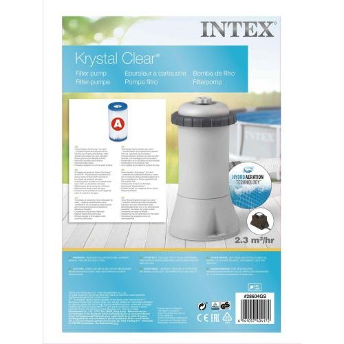 Intex Filterpomp 2271 liter/uur (12Volt) (28604GS) - B-Toys Keerbergen